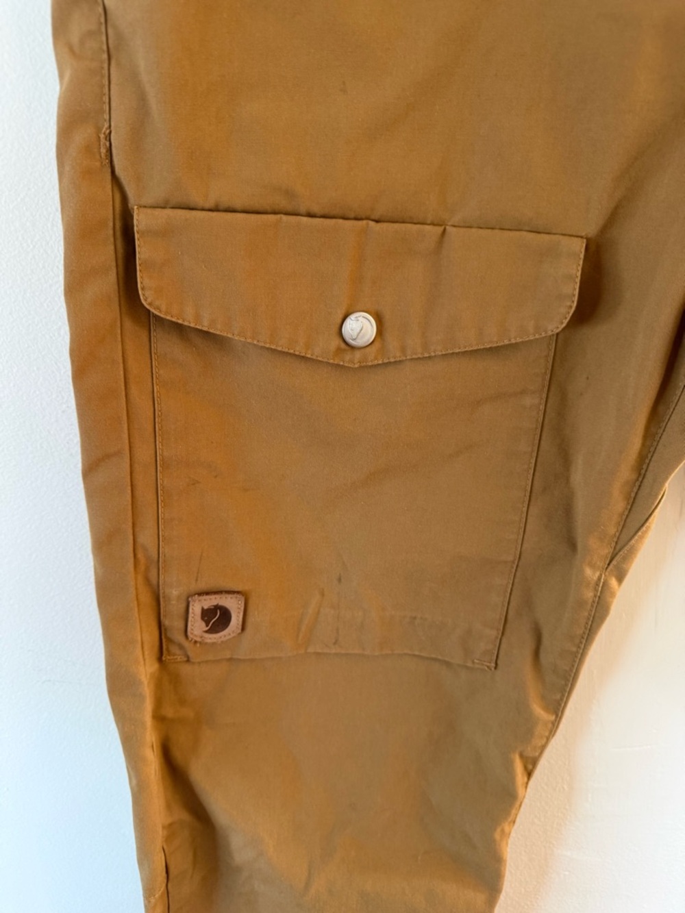 Fjallraven Men's Tan Cargo Pants - Picture 4 of 6